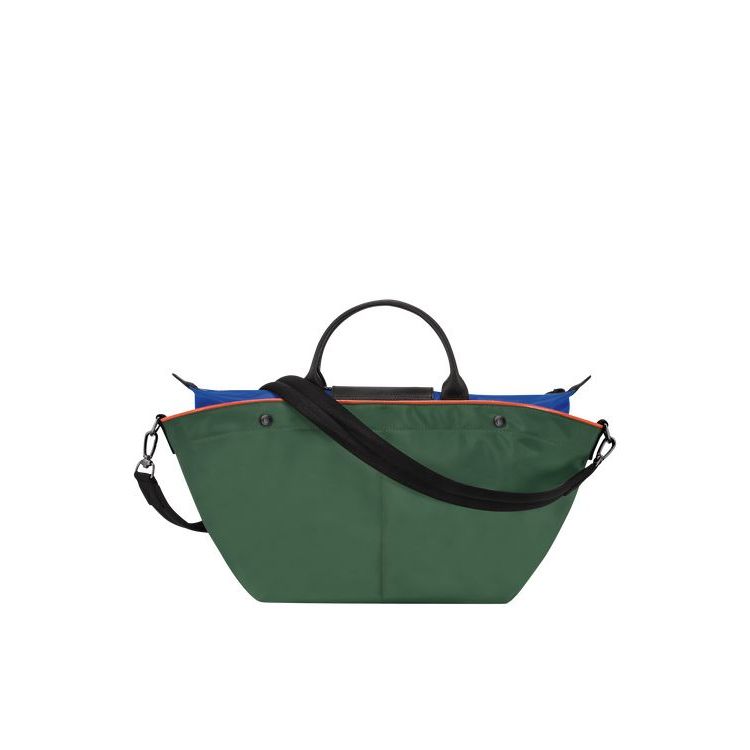 Longchamp M Vászon Kézitáska Zöld | 105293AMQ