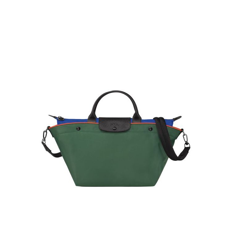 Longchamp M Vászon Kézitáska Zöld | 105293AMQ