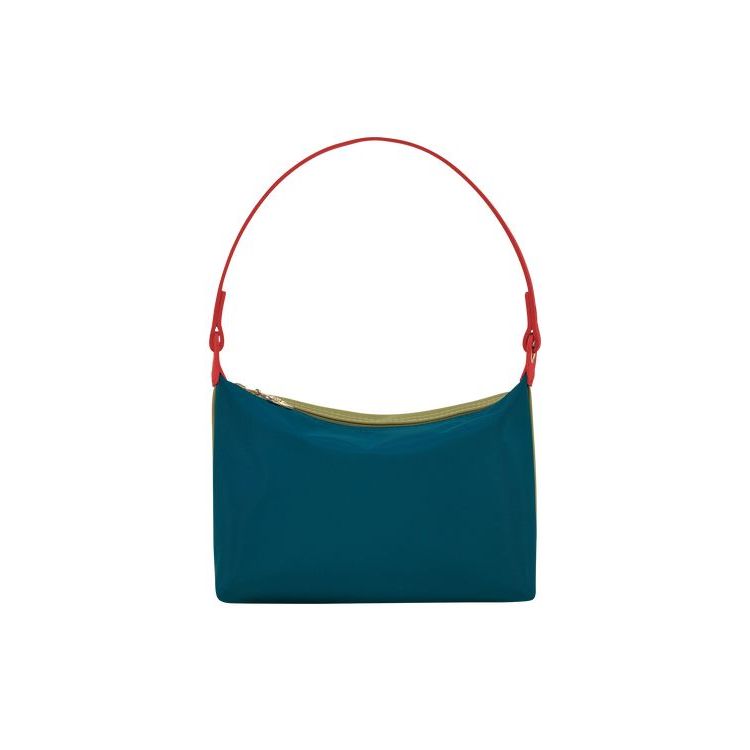 Longchamp Ocean Vászon Válltáskák Kék | 274358LUH