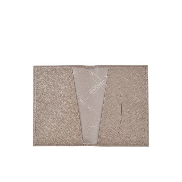 Longchamp Passport Cover Turtledove Bőr Travel Accessories Szürke | 062937SEJ