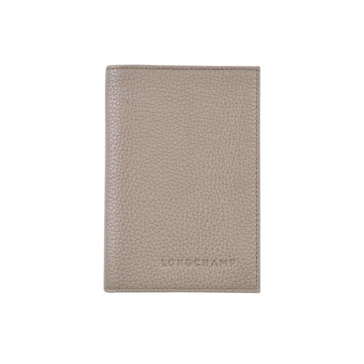 Longchamp Passport Cover Turtledove Bőr Travel Accessories Szürke | 062937SEJ