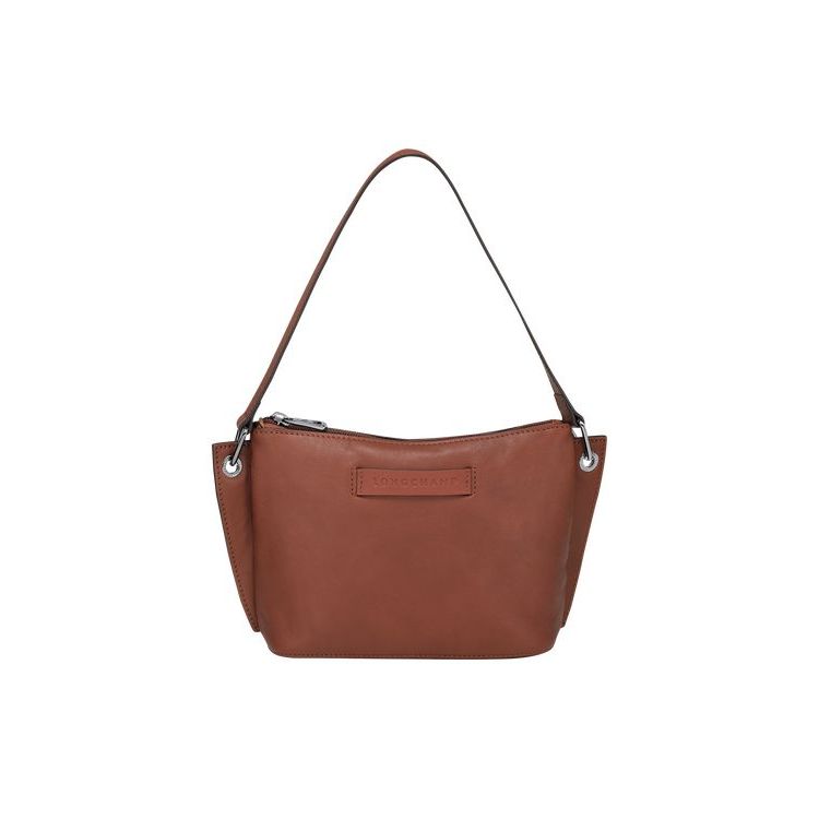 Longchamp Pouch Bőr Pouches Barna | 348029YAV