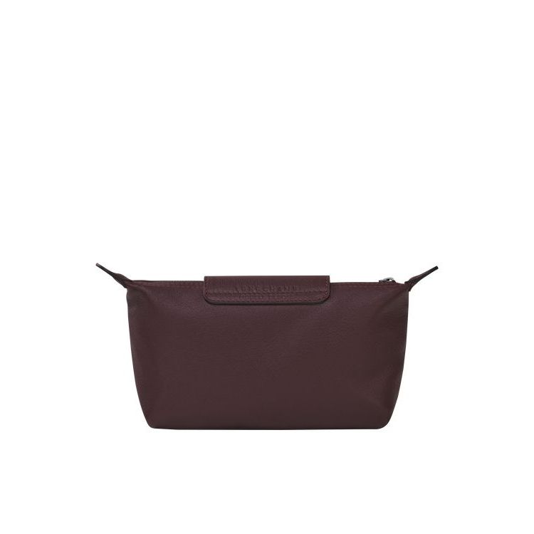 Longchamp Pouch Bőr Pouches Bordó | 346215LXZ