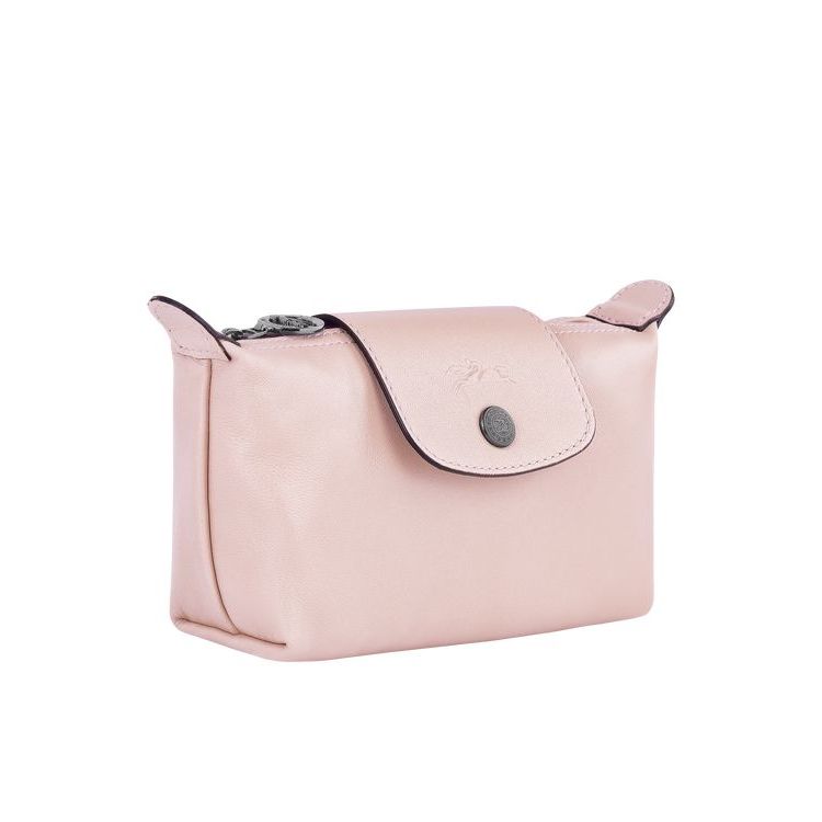 Longchamp Pouch Bőr Pouches Rózsaszín | 859741GTF