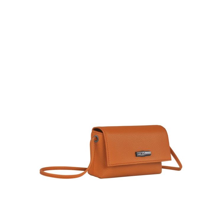 Longchamp Pouch Saffron Bőr Pouches Narancssárga | 495601QDH