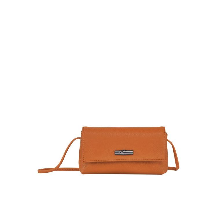 Longchamp Pouch Saffron Bőr Pouches Narancssárga | 495601QDH