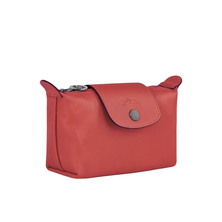 Longchamp Pouch Terracotta Bőr Pouches Narancssárga | 514928ABO