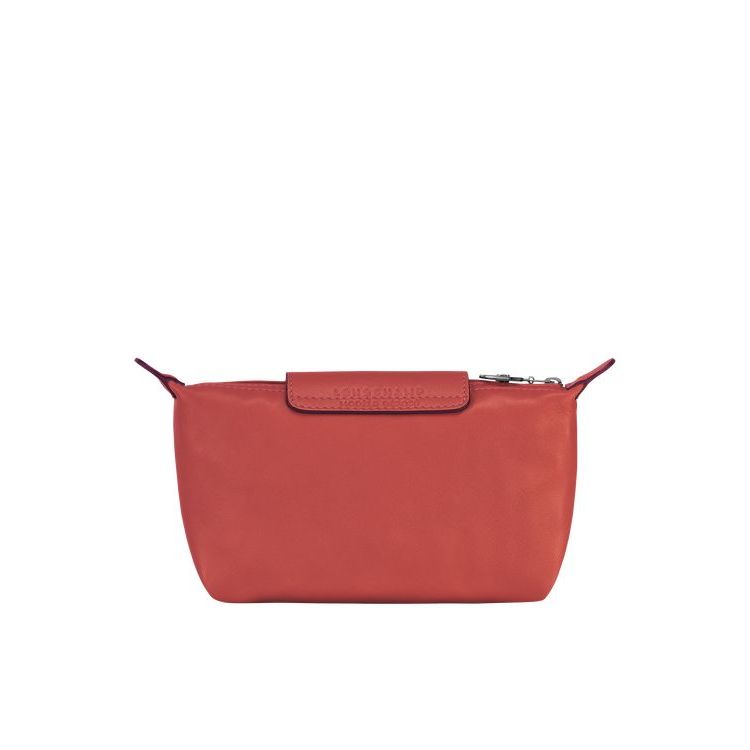 Longchamp Pouch Terracotta Bőr Pouches Narancssárga | 514928ABO