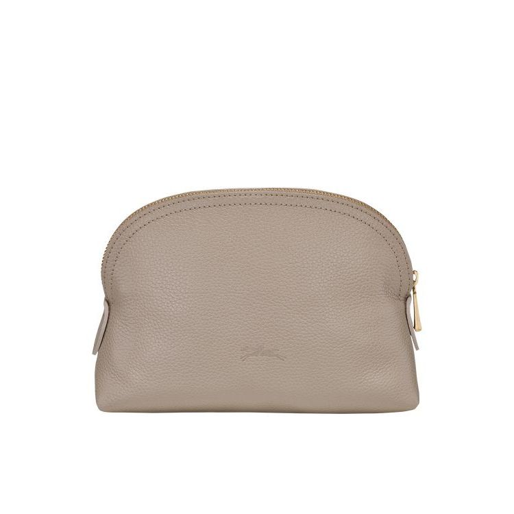 Longchamp Pouch Turtledove Bőr Pouches Szürke | 180274HUO