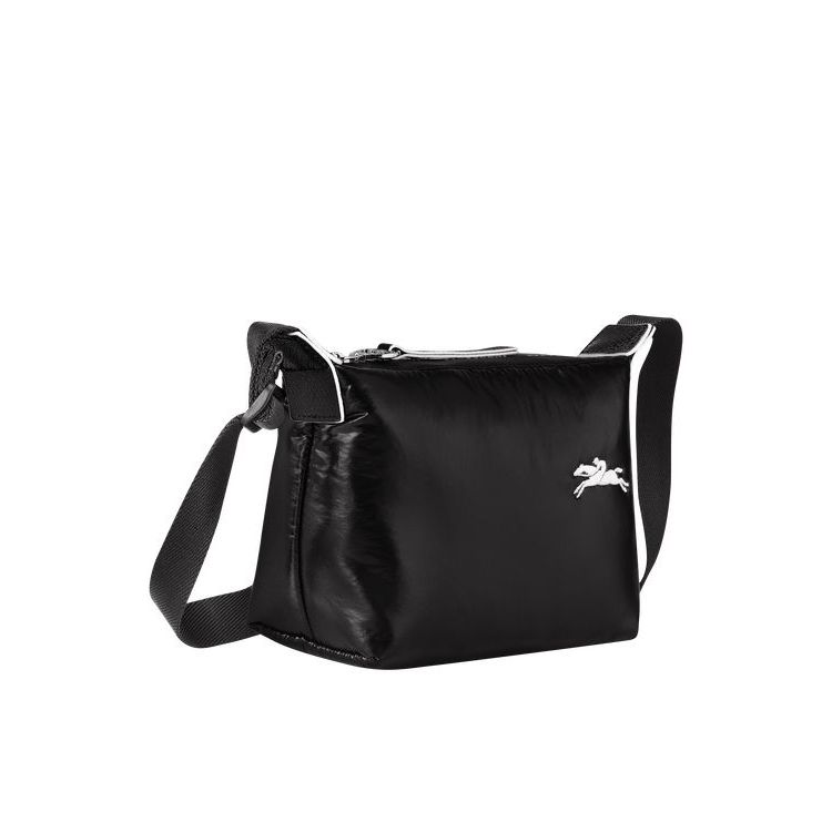 Longchamp Pouch Vászon Pouches Fekete | 687359CVF