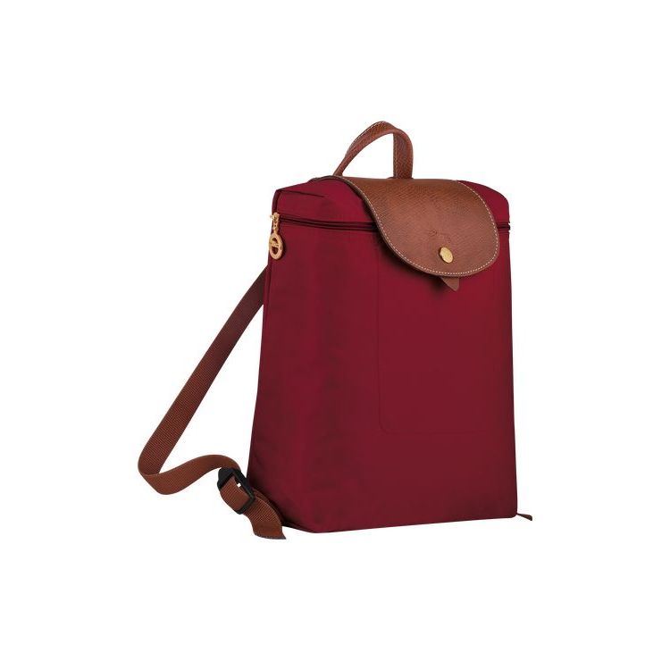 Longchamp Recycled canvas Hátizsák Piros | 417598CPV