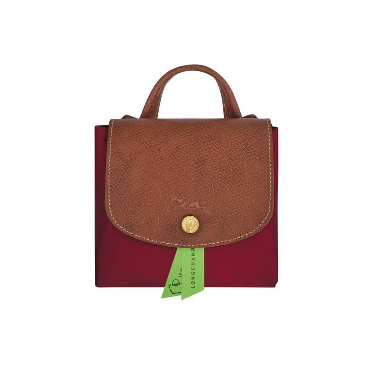 Longchamp Recycled canvas Hátizsák Piros | 417598CPV