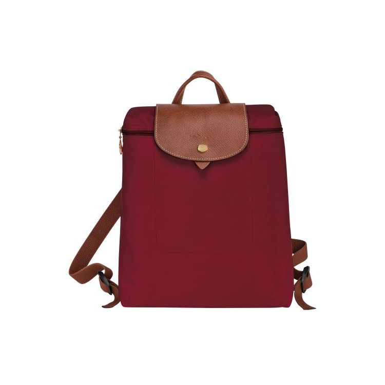 Longchamp Recycled canvas Hátizsák Piros | 417598CPV