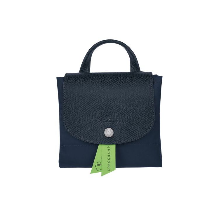 Longchamp Recycled canvas Hátizsák Sötétkék | 465921IKA