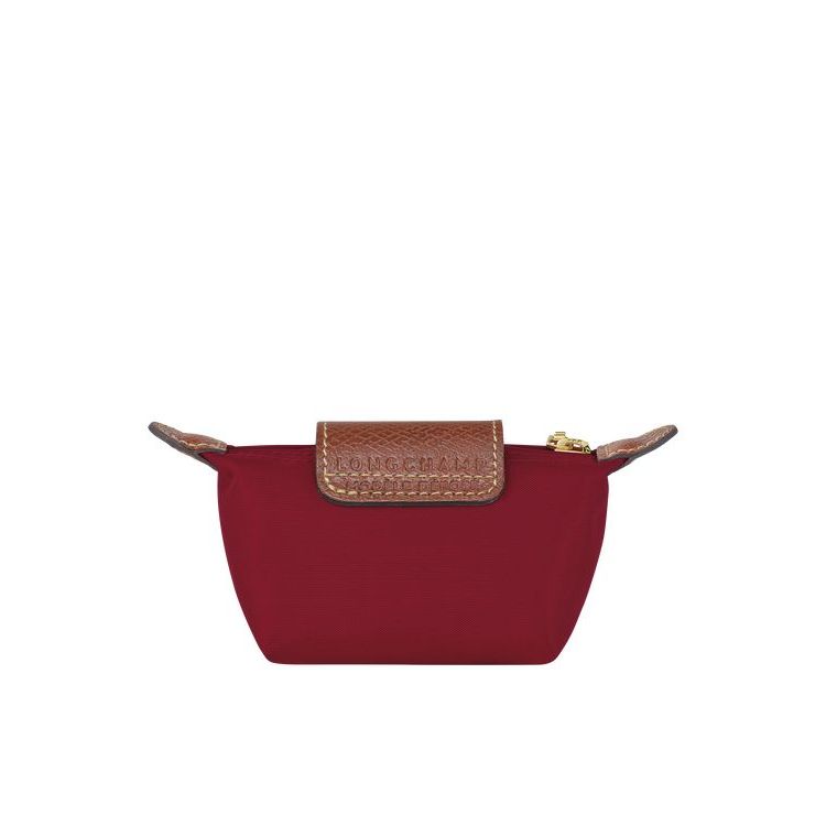 Longchamp Recycled canvas Kártyatartó Piros | 350967SYE