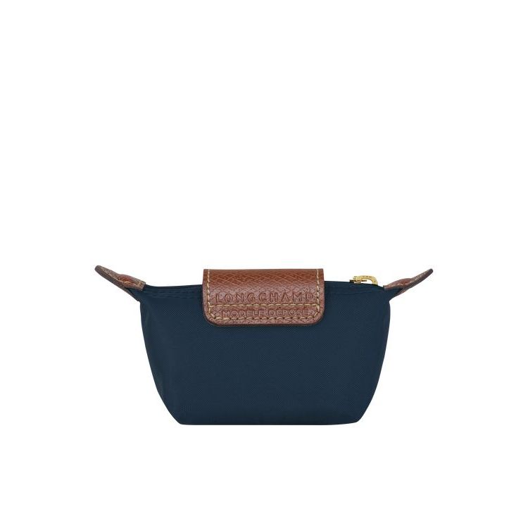 Longchamp Recycled canvas Kártyatartó Sötétkék | 725314ZRL