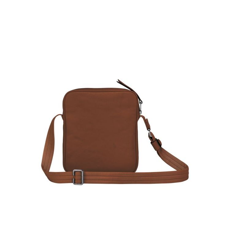 Longchamp S Bőr Crossbody Táska Barna | 034925WTA