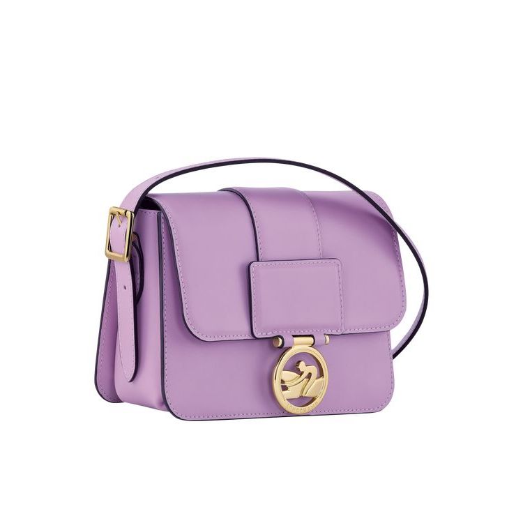 Longchamp S Bőr Crossbody Táska Lila | 365970VPI