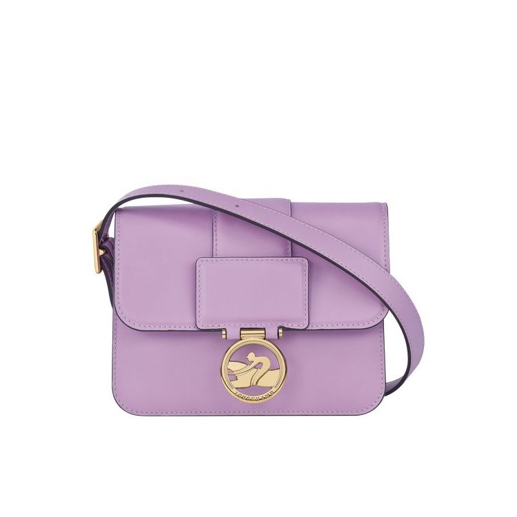 Longchamp S Bőr Crossbody Táska Lila | 365970VPI