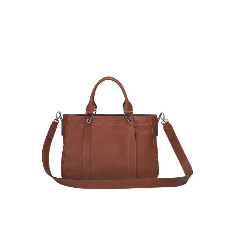 Longchamp S Bőr Kézitáska Barna | 402389FIG