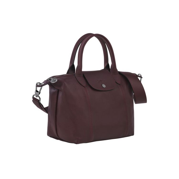 Longchamp S Bőr Kézitáska Bordó | 268390WKY