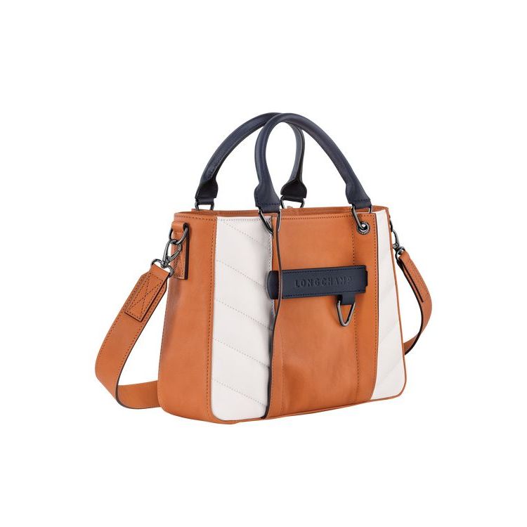 Longchamp S Bőr Kézitáska Fehér | 631428NQB