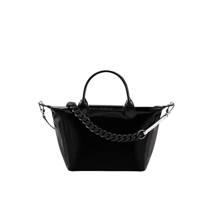 Longchamp S Bőr Kézitáska Fekete | 602137MEG