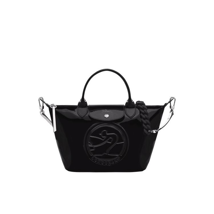 Longchamp S Bőr Kézitáska Fekete | 602137MEG