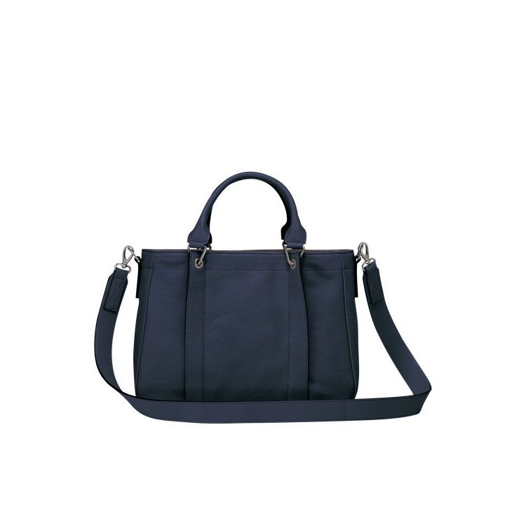 Longchamp S Bőr Kézitáska Kék | 684390YGO