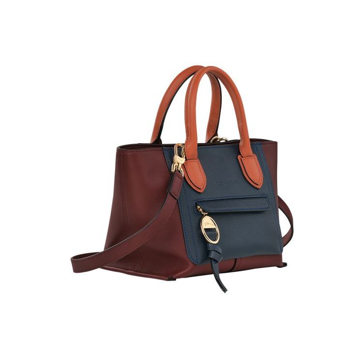 Longchamp S Bőr Kézitáska Piros | 621834NKY