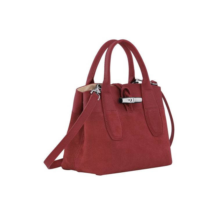 Longchamp S Bőr Kézitáska Piros | 937021FOX