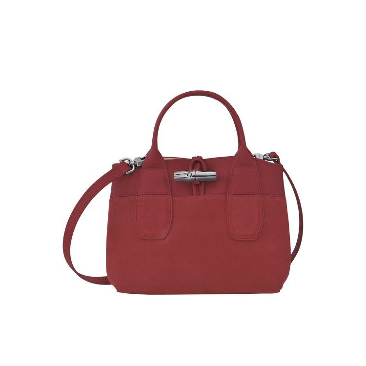 Longchamp S Bőr Kézitáska Piros | 937021FOX