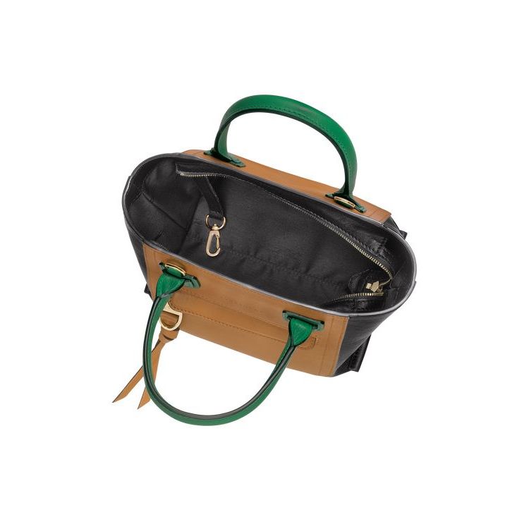 Longchamp S Bőr Mini Táska Fekete | 481397EWI