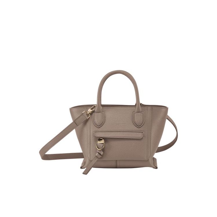 Longchamp S Bőr Mini Táska Szürke Barna | 914780KNA