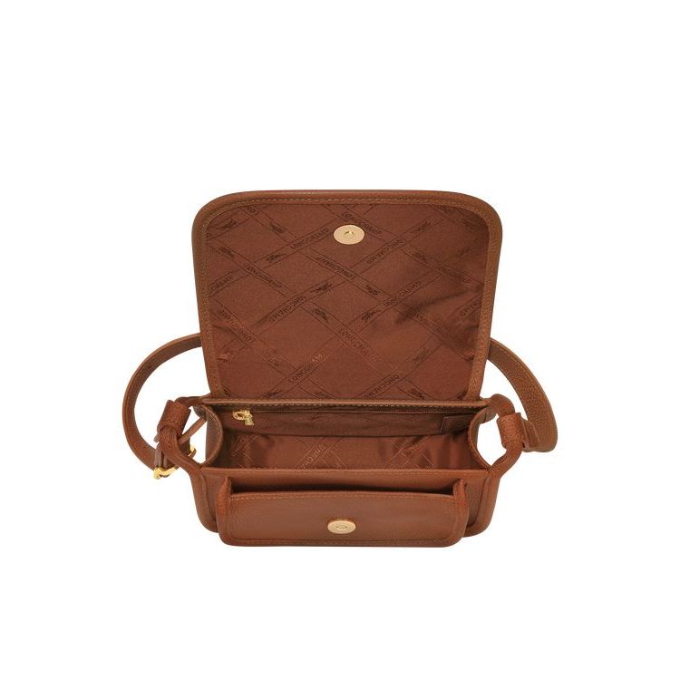 Longchamp S Caramel Bőr Mini Táska Barna | 368451IYV