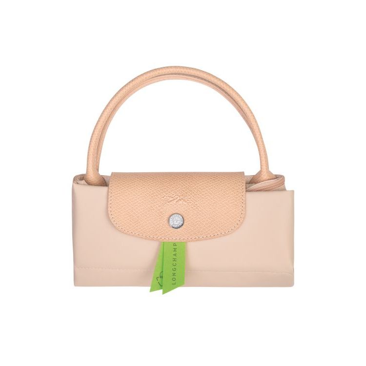 Longchamp S Flowers Recycled canvas Kézitáska Világos Rózsaszín | 859710PVU