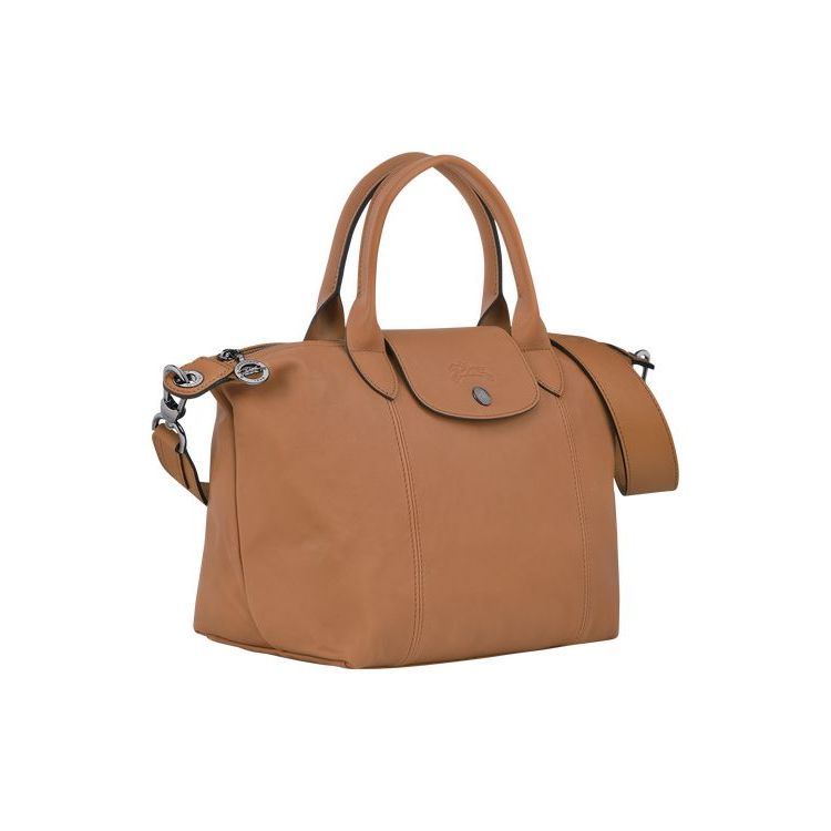 Longchamp S Hazelnut Bőr Kézitáska Bézs | 413506TNI