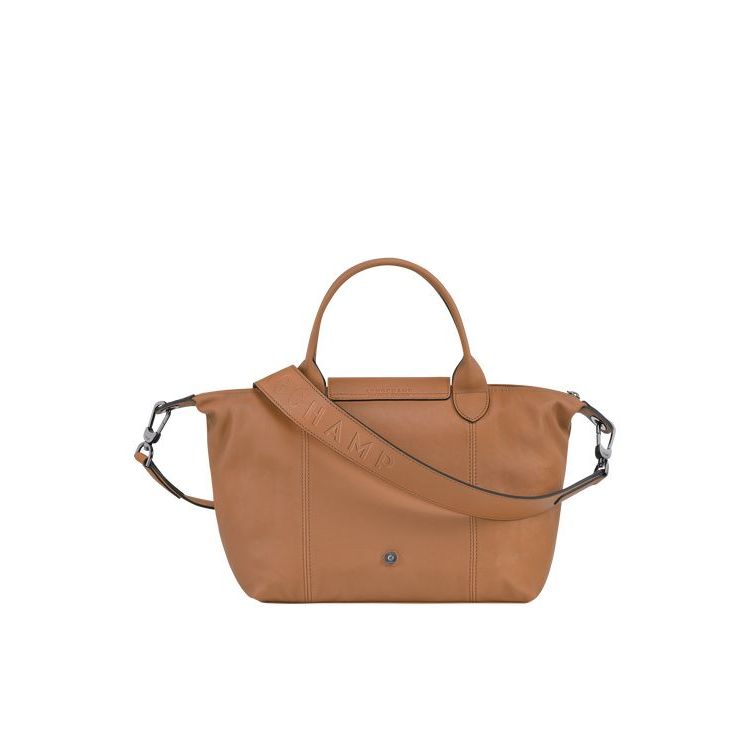 Longchamp S Hazelnut Bőr Kézitáska Bézs | 413506TNI