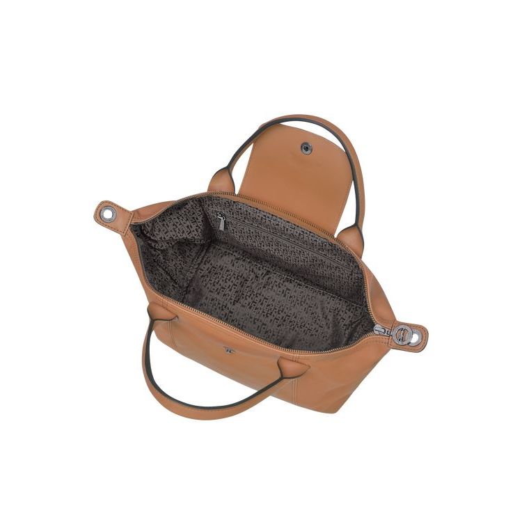 Longchamp S Hazelnut Bőr Kézitáska Bézs | 413506TNI