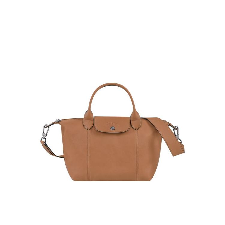 Longchamp S Hazelnut Bőr Kézitáska Bézs | 413506TNI