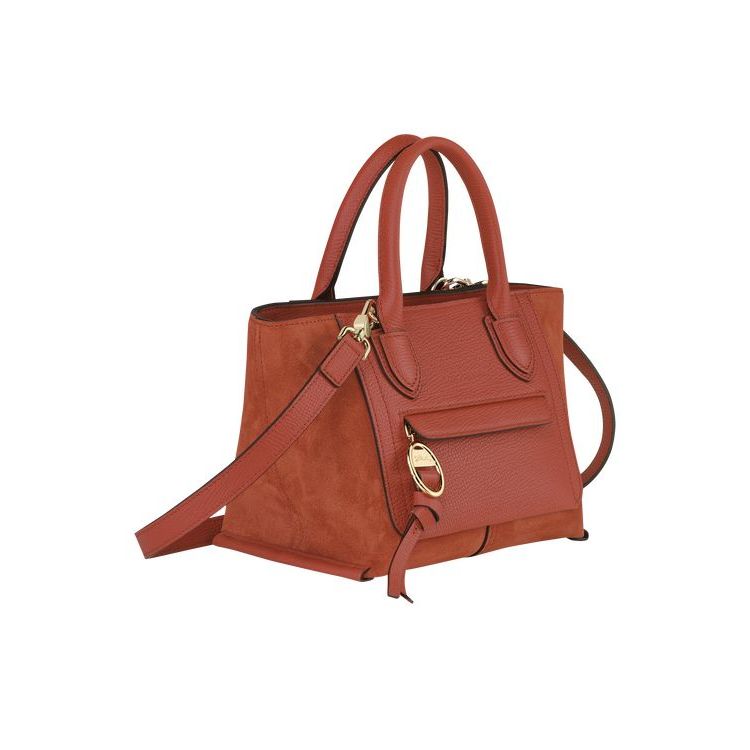 Longchamp S Marmelade Bőr Kézitáska Narancssárga | 258976MZH