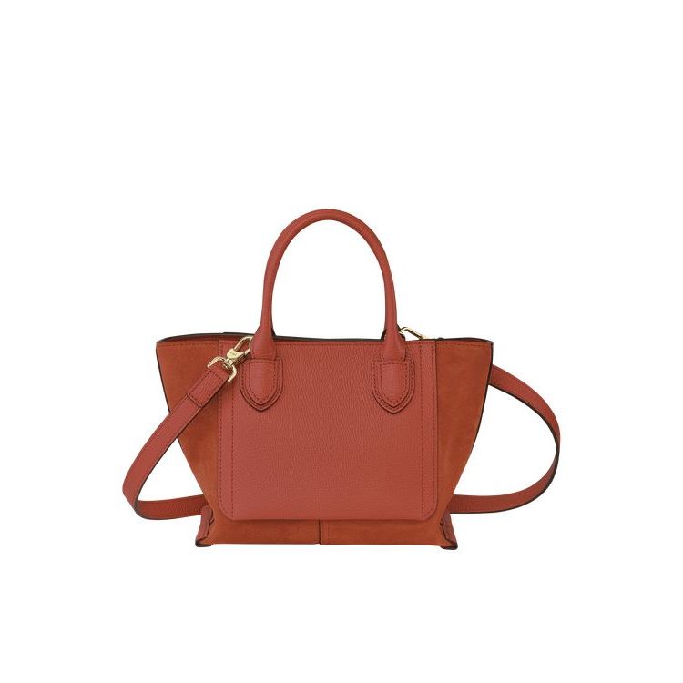 Longchamp S Marmelade Bőr Kézitáska Narancssárga | 258976MZH