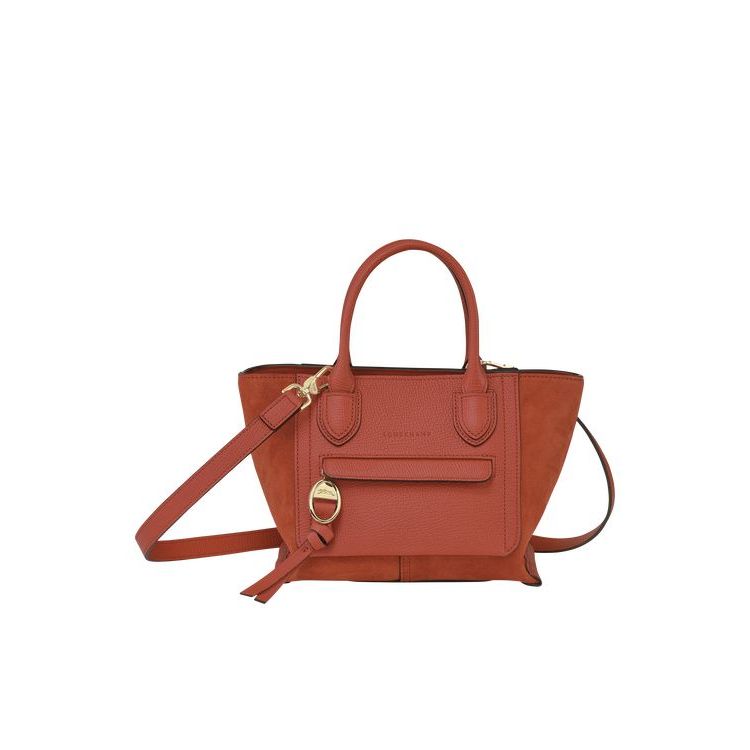 Longchamp S Marmelade Bőr Kézitáska Narancssárga | 258976MZH