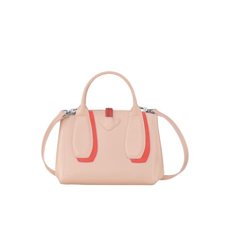 Longchamp S Powder Bőr Kézitáska Rózsaszín | 638519KSV