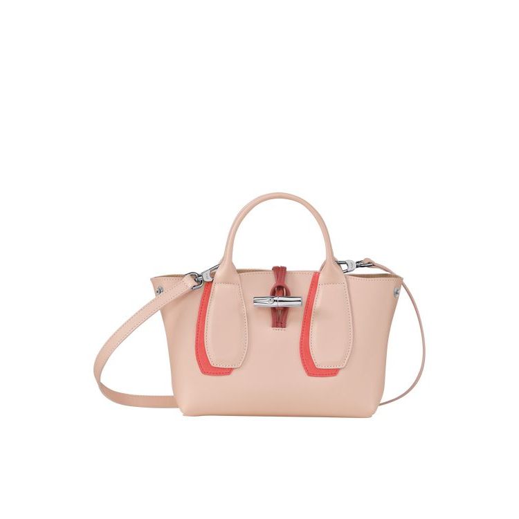 Longchamp S Powder Bőr Kézitáska Rózsaszín | 638519KSV