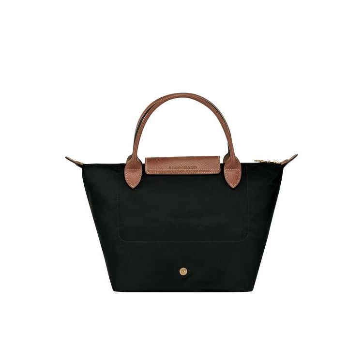 Longchamp S Recycled canvas Kézitáska Fekete | 047615EMY