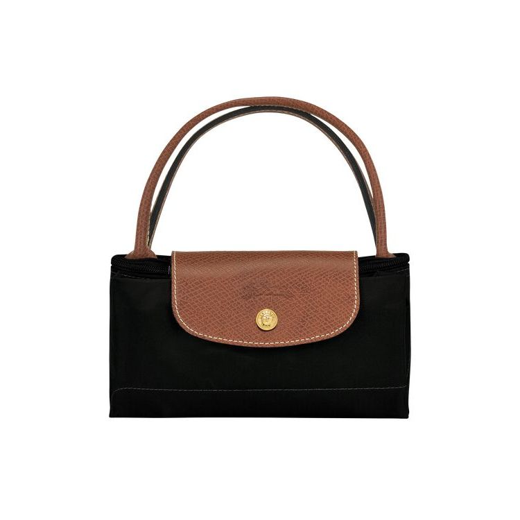 Longchamp S Recycled canvas Kézitáska Fekete | 047615EMY