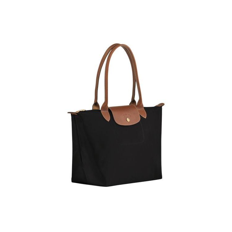 Longchamp S Recycled canvas Válltáskák Fekete | 837520RVF