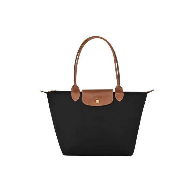 Longchamp S Recycled canvas Válltáskák Fekete | 837520RVF