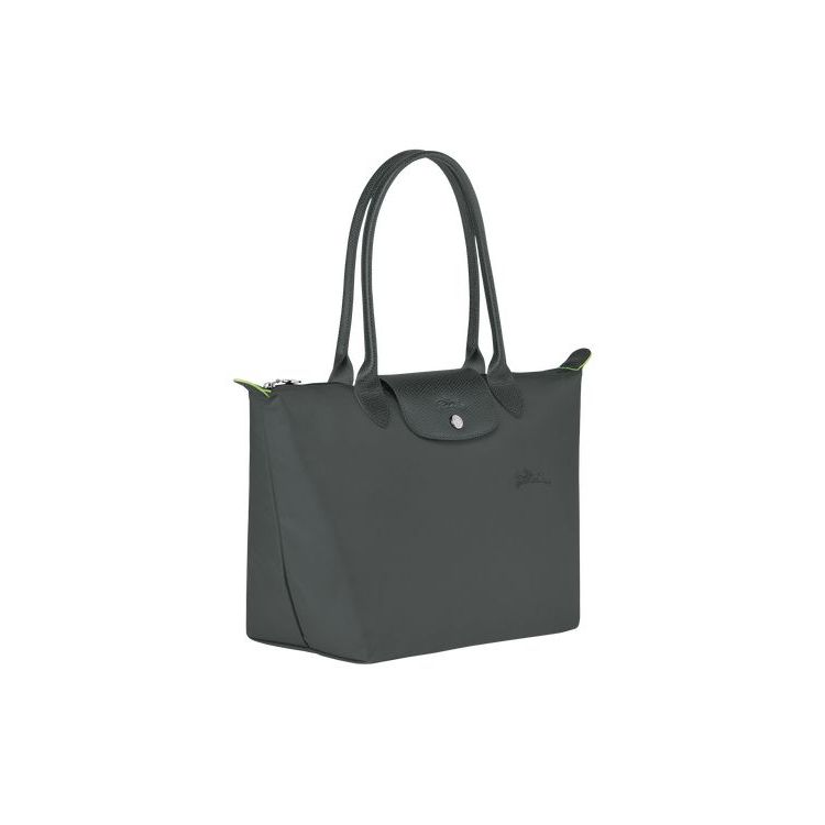 Longchamp S Recycled canvas Válltáskák Mélyszürke | 168079QHR